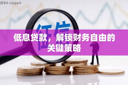 孝昌低息贷款，解锁财务自由的关键策略