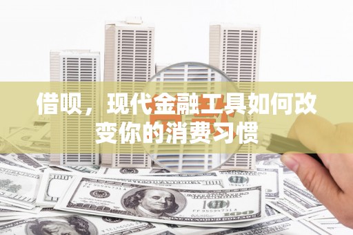孝昌借呗，现代金融工具如何改变你的消费习惯