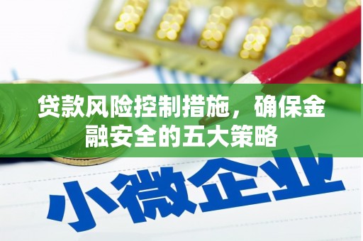 孝昌贷款风险控制措施，确保金融安全的五大策略