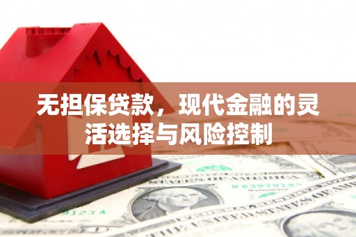 孝昌无担保贷款，现代金融的灵活选择与风险控制