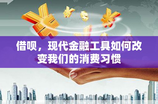 孝昌借呗，现代金融工具如何改变我们的消费习惯