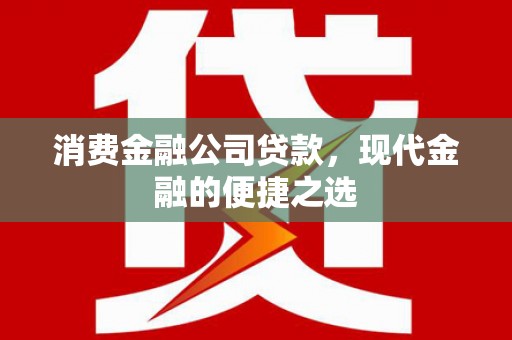 孝昌消费金融公司贷款，现代金融的便捷之选