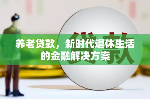 孝昌养老贷款，新时代退休生活的金融解决方案