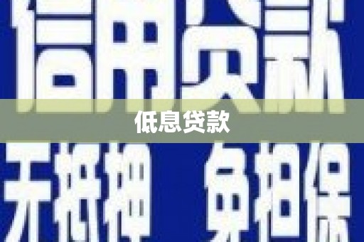 孝昌低息贷款