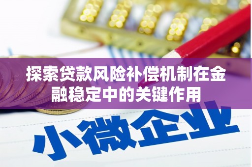 孝昌探索贷款风险补偿机制在金融稳定中的关键作用